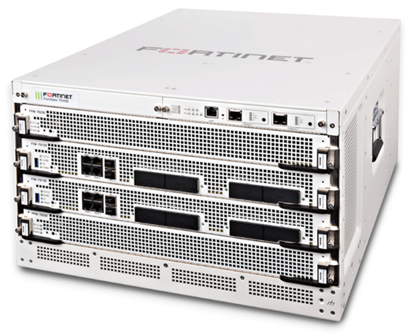Межсетевой экран Fortinet FortiGate-7030E-SFP10G 6U 3-slot chassis with 2x FPM-7620E processing modules, 1x FIM-7901E module with 32x 10GE SFP+ slots, 1x manager module, and 3x hot swappable redundant PSU FG-7030E-SFP10G FG-7030E-SFP10G