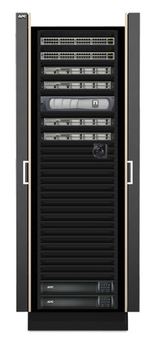 Шкаф APC защищенный звукоизолированный NetShelter CX 38U («компактный серверный зал»), международная версия AR4038IA AR4038IA #8