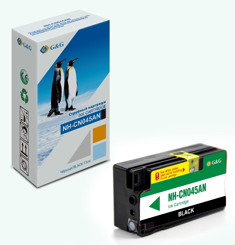Картридж G&G струйный черный 950XL для HP OJ Pro 8100/8600-8660/251dw/276dw 73ml NH-CN045AN NH-CN045AN