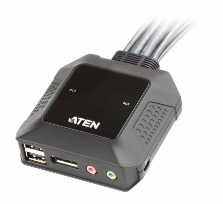 КВМ переключатель ATEN 2 PORT USB DP KVM SWITCH  CS22DP-AT CS22DP-AT