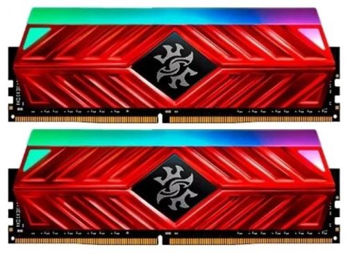Модуль памяти ADATA 32GB DDR4 2666 DIMM XPG SPECTRIX D41 RGB Red Gaming Memory Non-ECC, CL16, 1.35V, 2048x8, Kit (2x16GB), RTL (777900) AX4U2666716G16-DR41 AX4U2666716G16-DR41