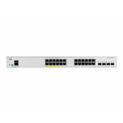 Коммутатор Cisco Catalyst 1000 24port GE, Full POE, 4x1G SFP C1000-24FP-4G-L C1000-24FP-4G-L