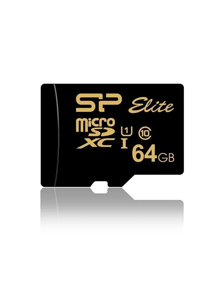 Карта памяти Silicon Power SP064GBSTXBU1V1GSP 64GB,microSDXC,Elite Gold,Class 10,UHS-I,U1,85Mb/s,SD адаптер SP064GBSTXBU1V1GSP SP064GBSTXBU1V1GSP #3