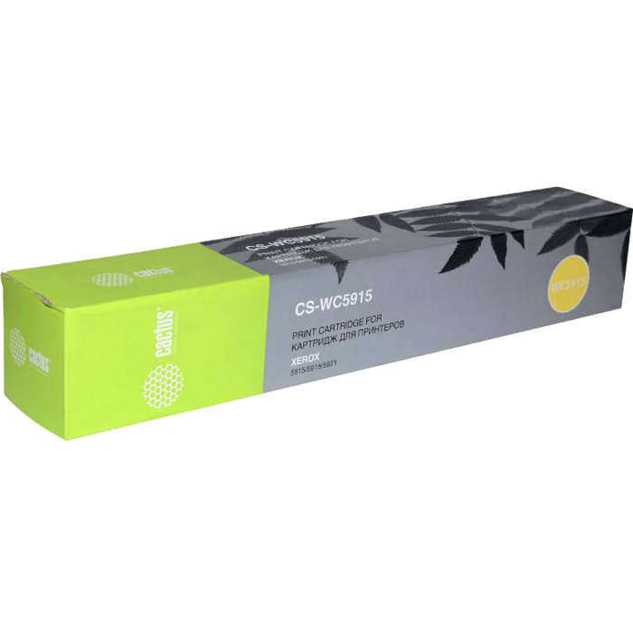 Тонер-картридж Cactus CS-WC5915 006R01020 черный для Xerox 5915/5918/5921 (6000стр.) CS-WC5915 CS-WC5915