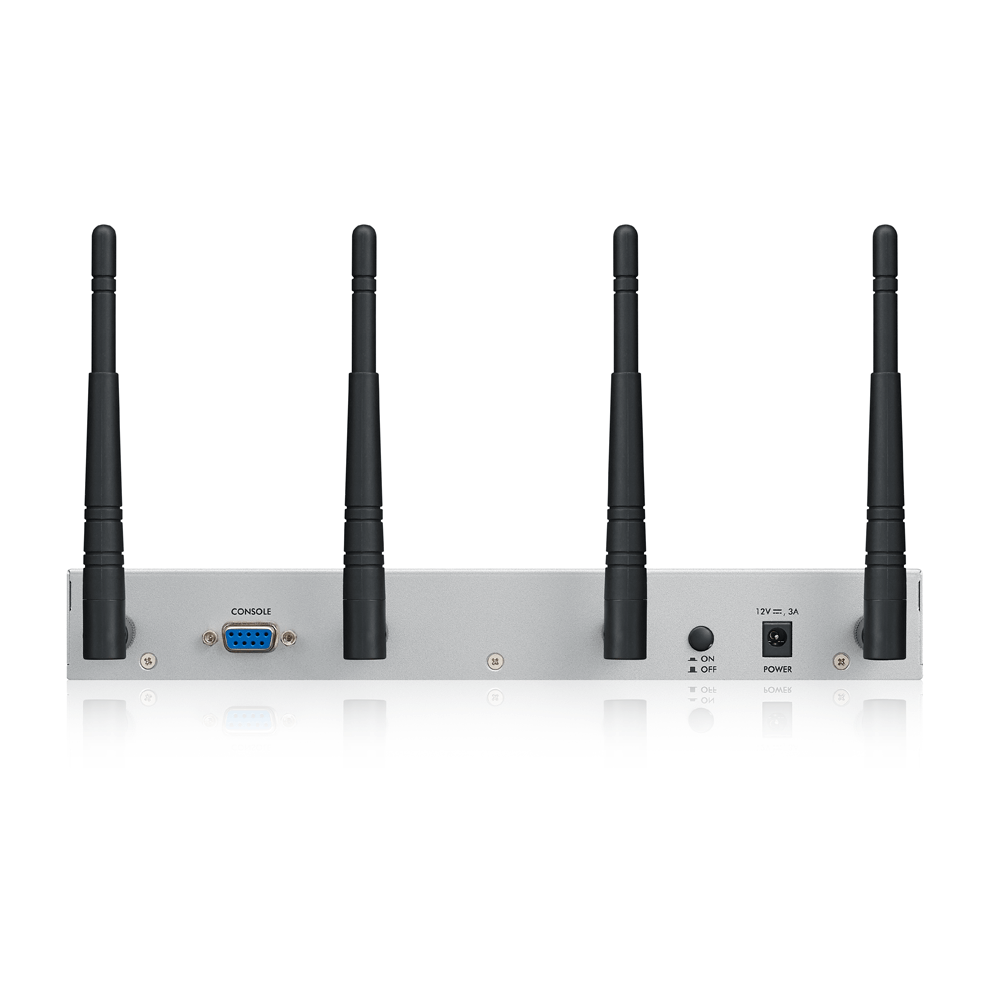 Межсетевой экран ZYXEL USG60W, Rack, 2xWAN GE, 4xLAN/DMZ GE, 802.11a/b/g/n (2,4 и 5 ГГц), 2xUSB3.0, AP Controller (2/18) USG60W-EU0101F USG60W-EU0101F
