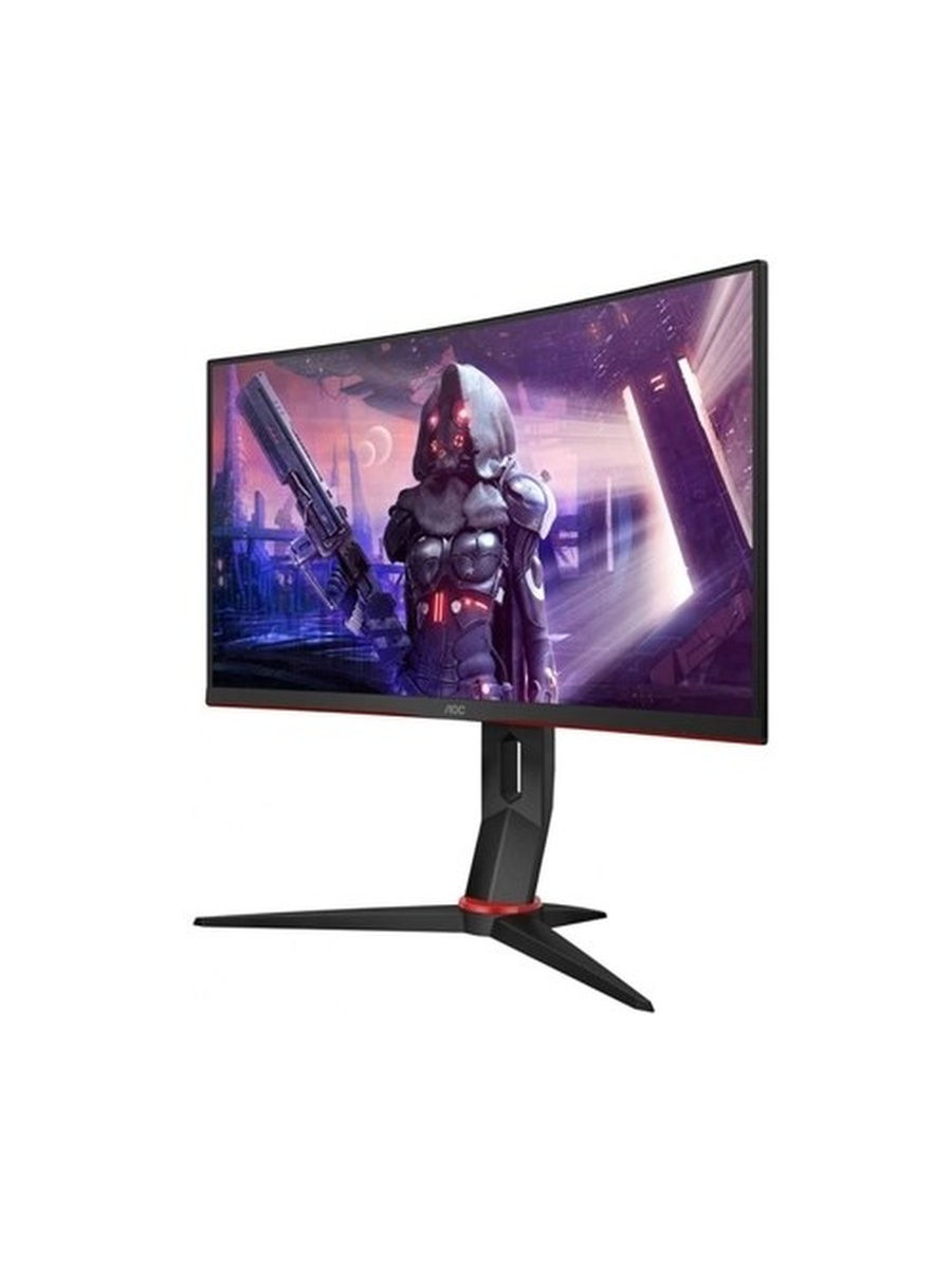 Монитор AOC 27" C27G2U 1920x1080@165Hz Curved 1500R VA LED 16:9 4ms D-Sub 2*HDMI DP 4*USB3.0 80M:1 1000:1 178/178 250cd HAS Pivot Tilt Swivel Speakers BBlack/Red C27G2U/BK C27G2U/BK