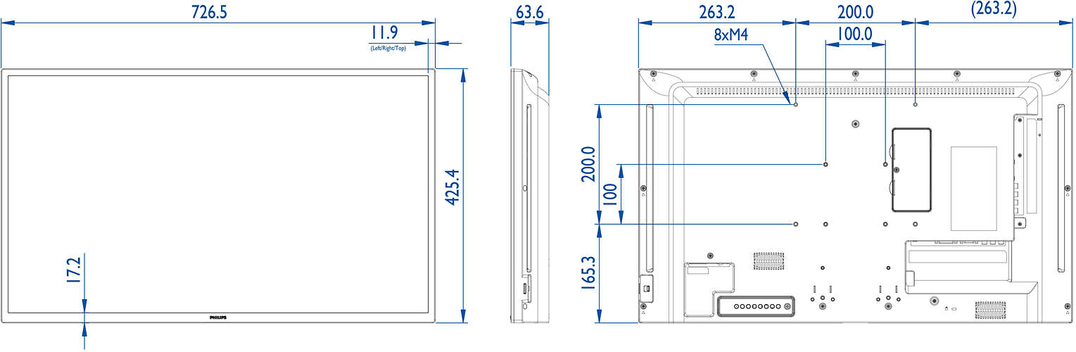 Профессиональная панель Philips BDL3230QL/00 32" Direct LED HTML5 browser,VESA 100x100/200x200/M4 BDL3230QL/00 BDL3230QL/00