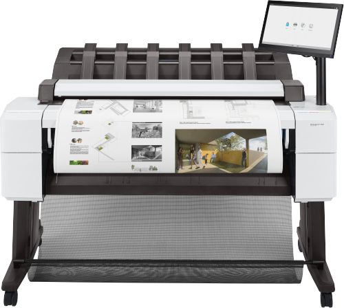 Плоттер HP DesignJet T2600dr PS MFP (p/s/c, 36",2400x1200dpi, 3A1ppm, 128GB, HDD500GB, 2rollfeed, autocutter, output tray,stand, Scanner 36",600dpi, 15,6" touch display, extUSB, GigEth, 2y warr,repl. L2Y26A) 3EK15A 3EK15A #2