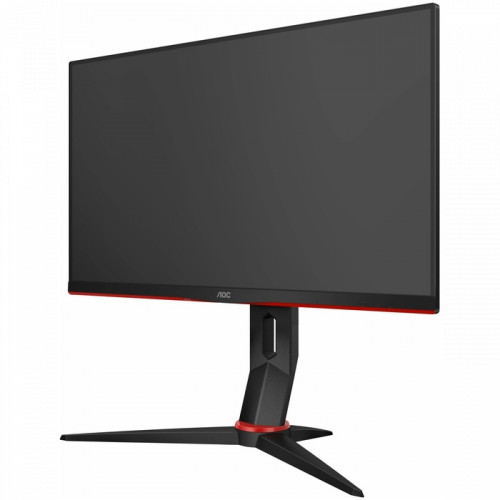 Монитор AOC 23.6'' LCD 16:9 1920х1080(FHD) VA, Curved, nonGLARE, 250cd/m2, H178°/V178°, 3000:1, 80M:1, 16.7M, 1ms, VGA, 2xHDMI, DP, USB-Hub, Height adj, Tilt, Swivel, Speakers, Curved, 2Y, Black-Red 24G2U/BK 24G2U/BK