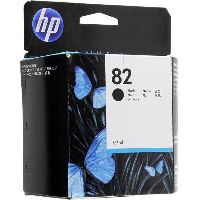 Картридж HP №82 69ml для Designjet 111/510, Black (CH565A) CH565A