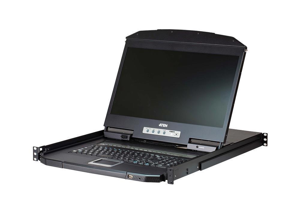 Консоль ATEN 18.5" 8-Port PS/2-USB VGA Single Rail WideScreen LCD KVM Switch CL3108NX-ATA-RG CL3108NX-ATA-RG