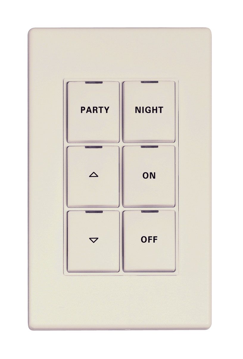 Панель управления Crestron Designer Keypad, 12-Buttons, White Textured; includes 1-gang faceplate CNX-B12-W-T CNX-B12-W-T #7