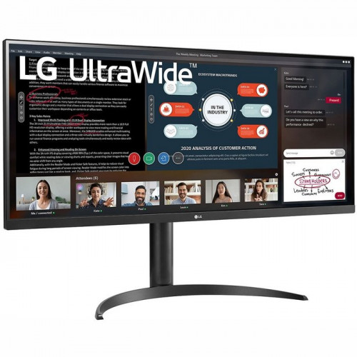 Монитор LG 34" IPS LED , 2560x1080, 5ms, 250cd/m2, 1000:1 (Mega DCR), 178°/178°, 2*HDMI, HDR10, 75Hz, AMD FreeSync, HAS, VESA, Black 1 year 34WP550-B 34WP550-B #2