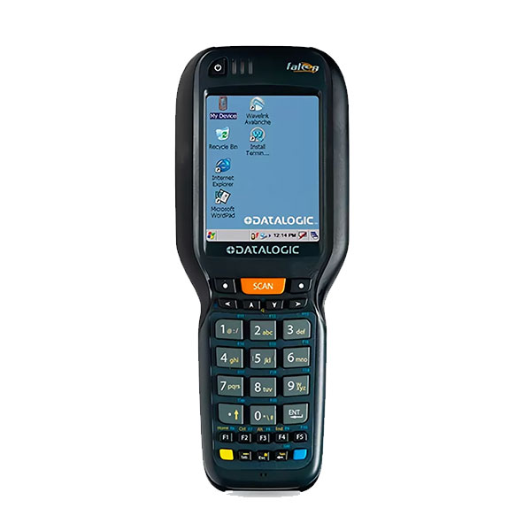 Терминал сбора данных DataLogic Falcon X3+ Pistol Grip, 802.11 a/b/g /n CCX v4, Bluetooth v2.1, 256 MB RAM/1GB Flash, QVGA, 52-Key Alpha Numeric, Standard Range Imager w Green Spot, Windows CE 6.0 945250056 945250056