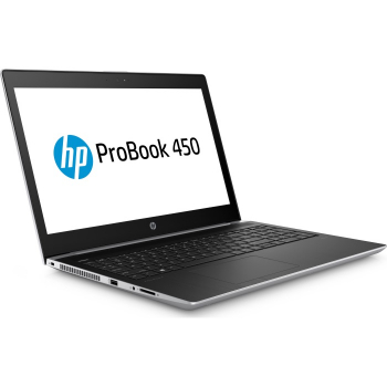 Ноутбук HP ProBook 450 G5 Core i7-8550U 1.8GHz,15.6" FHD,16Gb,512Gb SSD,,FPR,2.1kg,1y,Sil.,W10p 2UB66EA 2UB66EA