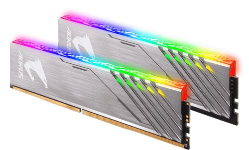 Модуль памяти Gigabyte 16GB DDR4 3200 DIMM Aorus RGB Silver Gaming Memory 2 pack Non-ECC, CL16, 1.35V, Exclusive 2xRGB Infused Demo Module, Kit (2x8GB), RTL  (804886) GP-AR32C16S8K2HU416RD GP-AR32C16S8K2HU416RD