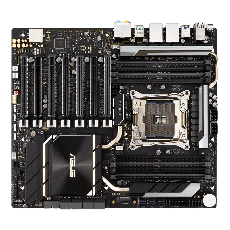 Материнская плата ASUS /LGA-2066,X299 II,8DIMM,7PCIE, RTL PRO WS X299 SAGE II PRO WS X299 SAGE II