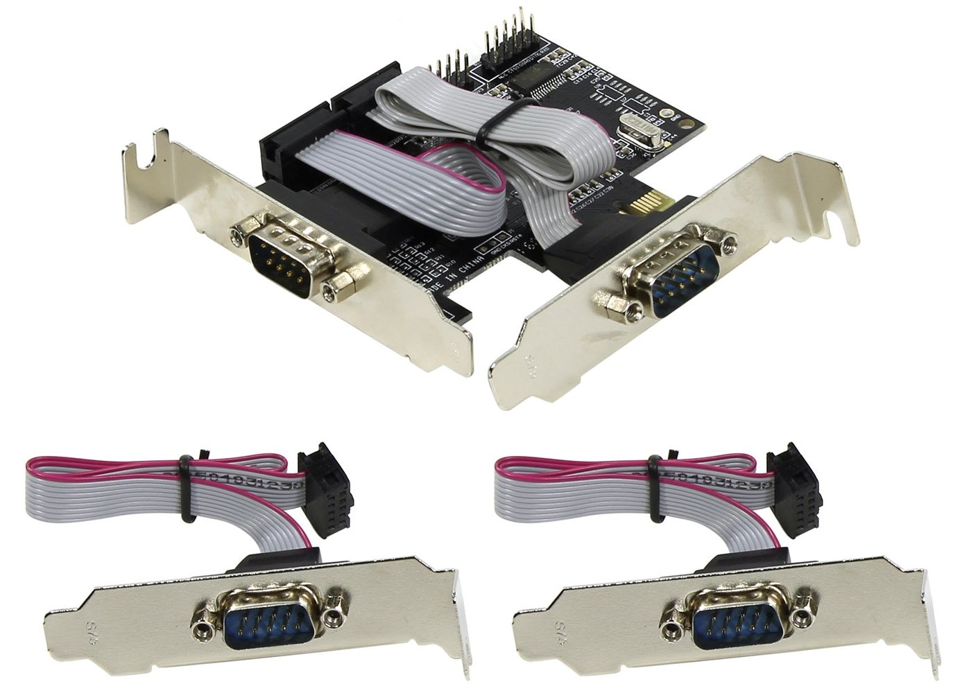 Контроллер Orient PCI-E to COM 4-port (WCH CH384) LowProfile XWT-PE4SV2LP XWT-PE4SV2LP