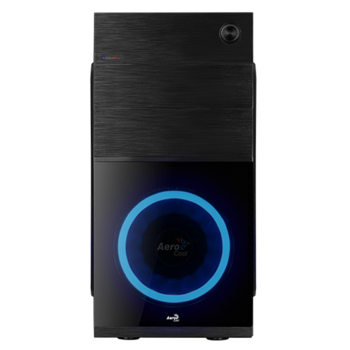 Корпус Aerocool  Cs-105 Blue mATX, без БП, 1x USB3.0, 1x USB2.0, 1x 12cm blue LED front fan CS-105 BLUE CS-105 BLUE