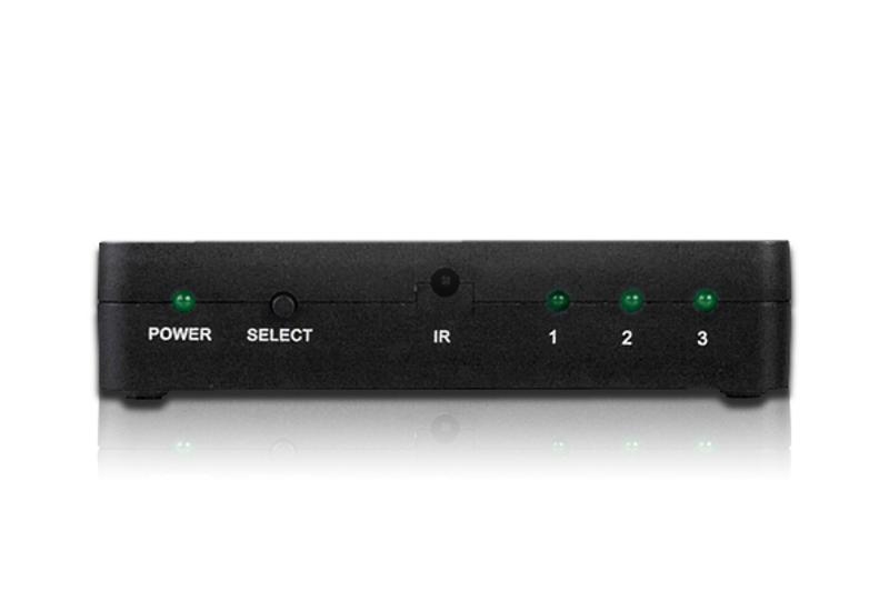 KVM переключатель ATEN HDMI, 3>1 /3x1 телевизор/панель/монитор/проектор VS381-AT VS381-AT