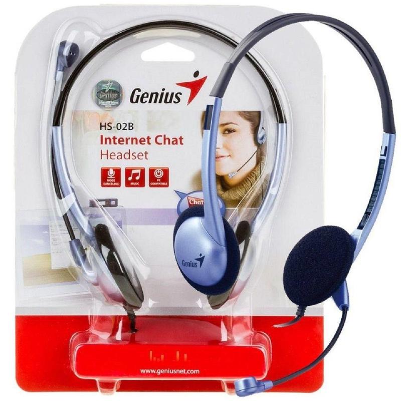 Наушники Genius HS-02B 31710037100 31710037100