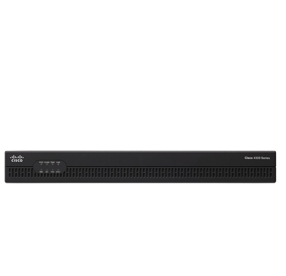 Маршрутизатор Cisco ISR 4321 2GE,2NIM,4G FLASH,4G DRAM,IPB ISR4321R/K9 ISR4321R/K9