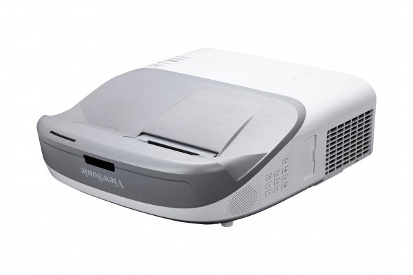 Проектор ViewSonic PS700W DLP, WXGA 1280x800, 3300Lm, 10000:1, HDMI, MHL, LAN, 2x10W speaker, 3D Ready, lamp 6000hrs, ultra short-throw, White, 6.1kg VS16900 VS16900