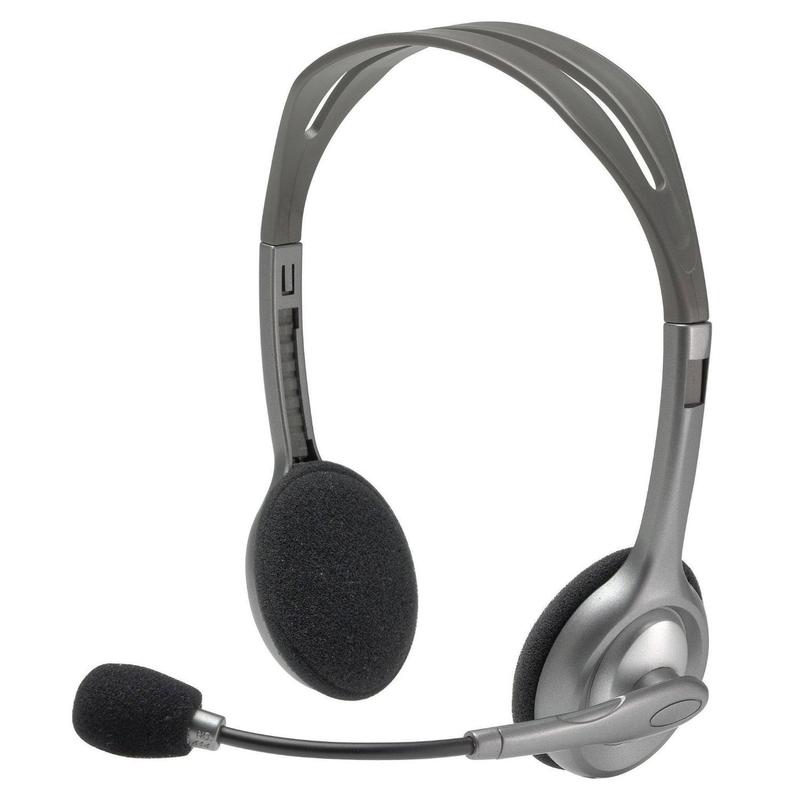 Гарнитура Logitech Headset H110 black (981-000472) Logitech H110 black Headset 981-000472 981-000472