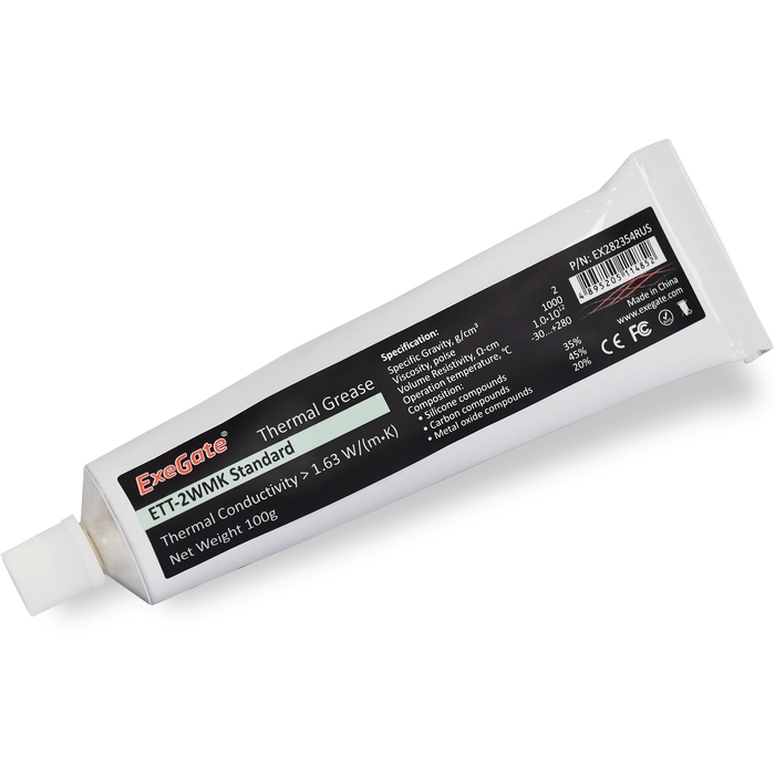 Термопаста Exegate ETТ-2WMK Standard, тюбик, 100г  EX282354RUS EX282354RUS #2