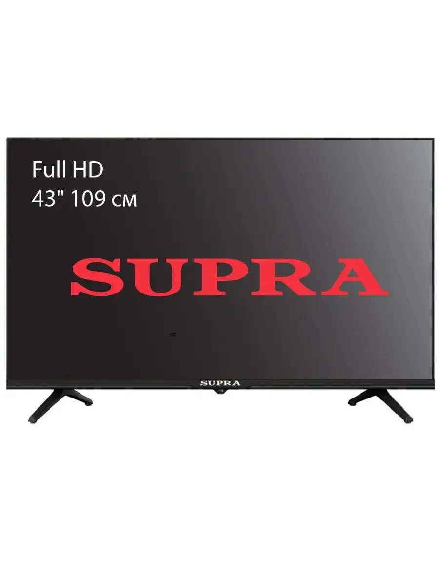 Телевизор Supra STV-LC43LT00100F,43",Frameless,черный,FULL HD,50Hz,USB STV-LC43LT00100F STV-LC43LT00100F