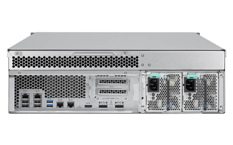Сетевой RAID-накопитель QNAP 16 отсеков для HDD SAS/SATA, ECC, 19", два блока питания. Intel Xeon E3-1245 v2 3,4 ГГц, 8ГБ TS-EC1679U-SAS-RP TS-EC1679U-SAS-RP