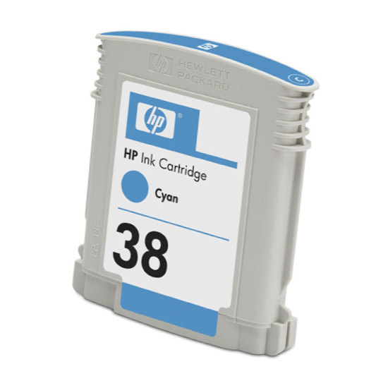 Картридж струйный HP №38 голубой для HP PS Pro B9180 C9415A C9415A #5