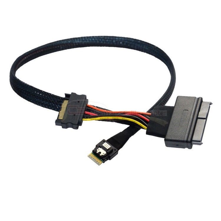 Кабель HPE DL38X Gen10 2 Drive NVMe Slim SAS Cable Kit 871827-B21 871827-B21