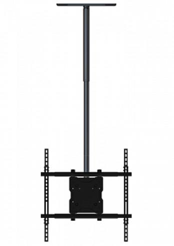 Крепление Wize Pro C75UNV потолочное для дисплеев 37”– 80”+, Max VESA 800х672, наклон 20°, поворот 360°,  до 91 кг, черн. Штанга опц, Арт. 92797 докупается отдельно C75UNV C75UNV