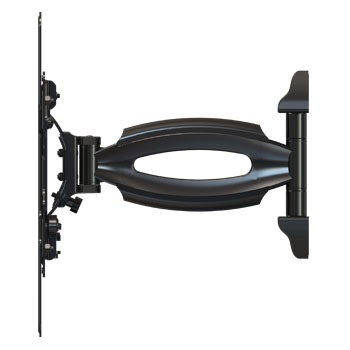 Крепление Wize Pro P55 универсальное наклонно-поворотное настенное для 32"-55"+ дисплеев, Max VESA 400x400 мм, наклон +15/-5°, поворот 180°, вращение +6/-6°, расстояние от стены 9-37 см, до 68 кг, черн. P55 P55