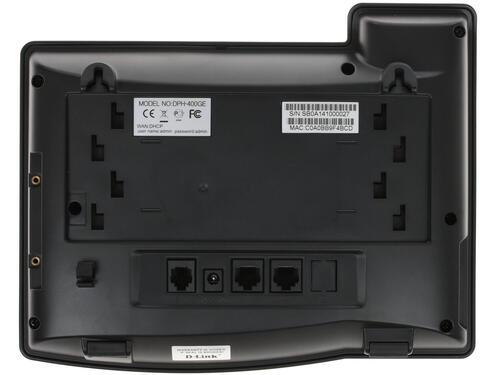 Телефон D-Link VoIP Phone with PoE support, 1 10/100/1000Base-T WAN port and 1 10/100/1000Base-T LAN port DPH-400GE/F2B DPH-400GE/F2B