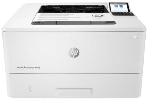 Принтер HP LaserJet Enterprise M406dn (A4, 1200dpi, 38ppm (40 high speed), 1Gb, 2trays 100+250, USB/GigEth, Duplex, 1y war, cart. in box 3000, drivers/software not included) 3PZ15A 3PZ15A