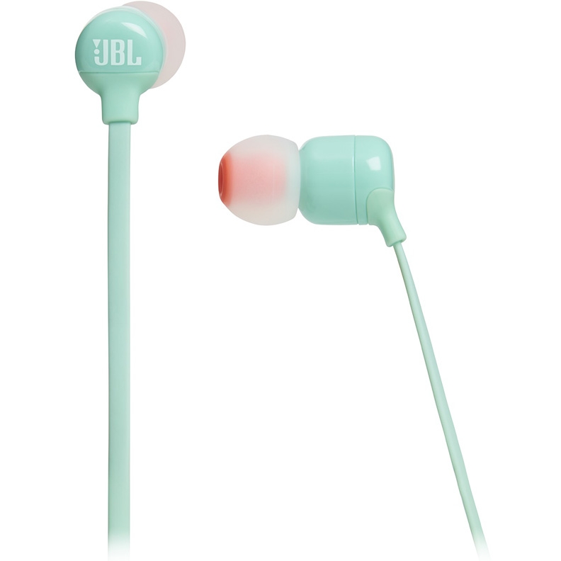Гарнитура вкладыши JBL T110BT GRN зеленый беспроводные bluetooth (шейный обод) JBLT110BTGRN JBLT110BTGRN
