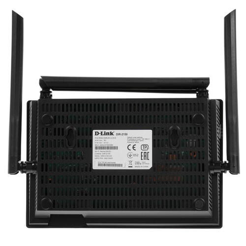 Маршрутизатор D-Link Wireless AC2100 4x4 MU-MIMO Dual-band Gigabit Router with 1 10/100/1000Base-T WAN port, 4 10/100/1000Base-T LAN ports and 2 USB ports DIR-2150/RU/R1A DIR-2150/RU/R1A