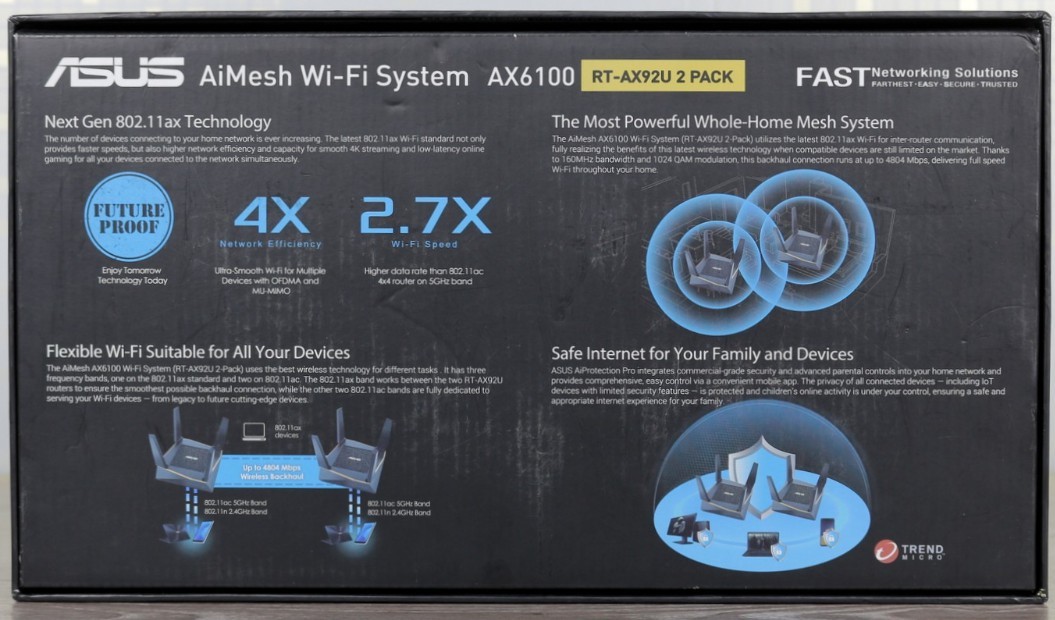 Маршрутизатор Asus RT-AX92U (2-pk) 90IG04P0-MO3020 90IG04P0-MO3020 #11