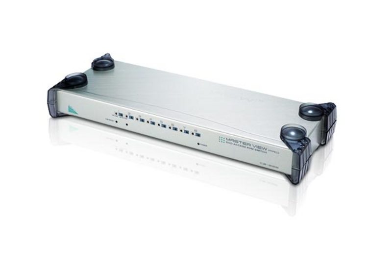 KVM переключатель ATEN VGA/SVGA+KBD+MOUSE PS2, 2> 8 компьютеров, без шнуров, CS228-AT-G CS228-AT-G