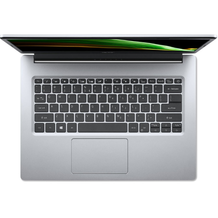 Ноутбук Acer Aspire 1 A114-33-C6UY Celeron N4500/4Gb/eMMC64Gb/Intel UHD Graphics/14"/FHD (1920x1080)/Eshell/silver/WiFi/BT/Cam NX.A7VER.003 NX.A7VER.003