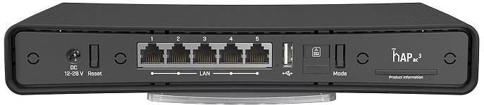 Точка доступа Mikrotik Wi-Fi hAPac3 LTE6 kit with 716MHz four core CPU, 256MB RAM, 5 x Gigabit LAN, two wireless interfaces (built-in 2.4Ghz 802.11b/g/n two chain wireless with integrated antennas, built-in Wi-Fi 5Ghz 802.11ac two chain wireless with RBD53GR-5HacD2HnD&R11e-LTE6