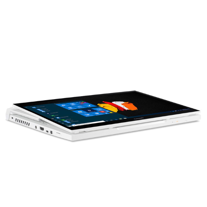 Ноутбук Acer трансформер ConceptD 3 Ezel CC314-72G-76F1 Core i7 10750H/16Gb/SSD512Gb/NVIDIA GeForce GTX 1650 4Gb/14"/IPS/Touch/FHD (1920x1080)/Windows 10 Professional/white/WiFi/BT/Cam NX.C5HER.002 NX.C5HER.002