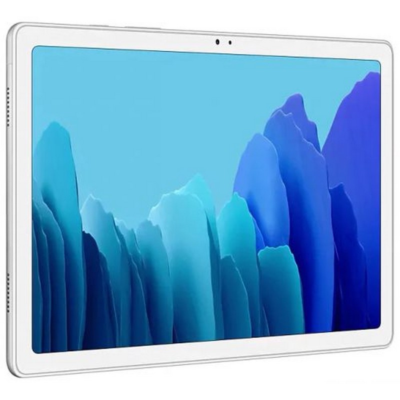 Планшетный компьютер Samsung Galaxy Tab A7 SM-T500N 2.0 8C/RAM3Gb/ROM32Gb 10.4" TFT 2000x1200/Android 10.0/серебристый/8Mpix/5Mpix/BT/WiFi/Touch/microSD 1Tb/7040mAh SM-T500NZSASER SM-T500NZSASER