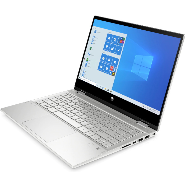 Ноутбук HP Pavilion x360 14-dw1011ur Core i5-1135G7 quad fWWAN 8GB DDR4 2DM 3200 512GB PCIe value Intel Iris Xe Win10 Natural Silver FF Touch/14.0 FHD Antiglare IPS 250 nits Narrow Border KBD AHG ISK STD CP RUSS 2X2R8EA 2X2R8EA