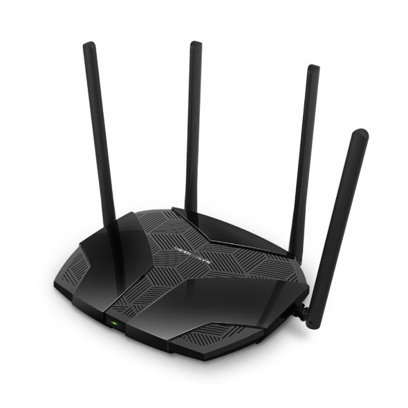 Двухдиапазонный Mercusys Wi‑Fi 6 роутер 1201 Мбит/с 5 ГГц, 574 Мбит/с 2,4 ГГц MR1800X MR1800X