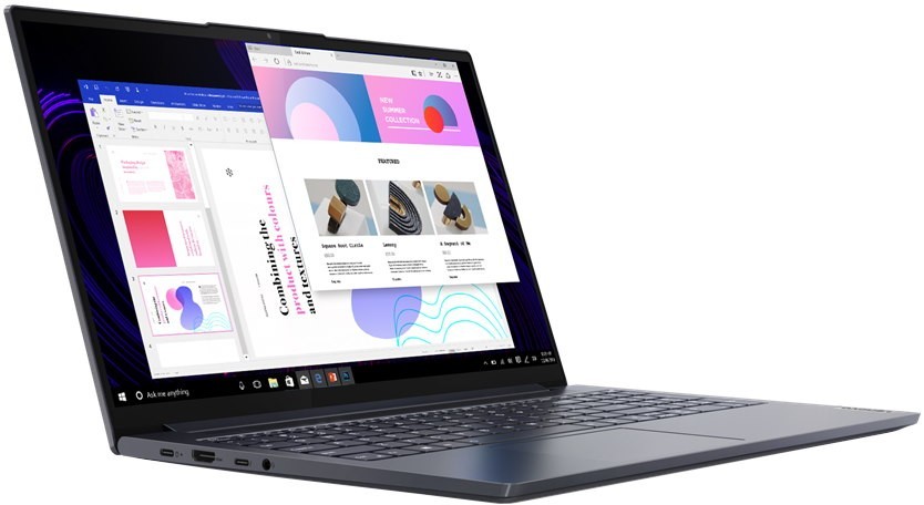 Ультрабук Lenovo Yoga Slim7 15ITL05 Core i5 1135G7/16Gb/SSD512Gb/Intel Iris Xe graphics/15.6"/IPS/FHD (1920x1080)/Windows 10/grey/WiFi/BT/Cam 82AC001URU 82AC001URU