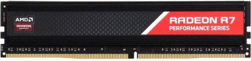Модуль памяти AMD 8GB Radeon™ DDR4 2133 DIMM R7 Performance Series Black Gaming Memory Non-ECC, CL15, 1.2V, Heat Shield, RTL R7S48G2133U2S R7S48G2133U2S
