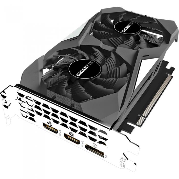 Видеокарта Gigabyte nVidia GeForce GTX 1650 4096Mb 128bit GDDR5 1665/8002/HDMIx2/DPx1/HDCP Ret GV-N1650OC-4GD GV-N1650OC-4GD